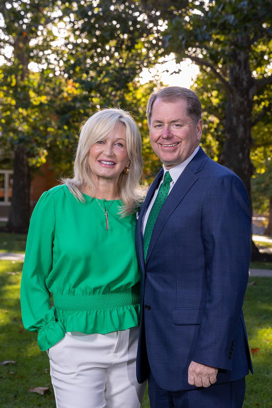 Dr. Lance and Jill Tatum (Photo by Todd Weddle/Northwest Missouri State University)